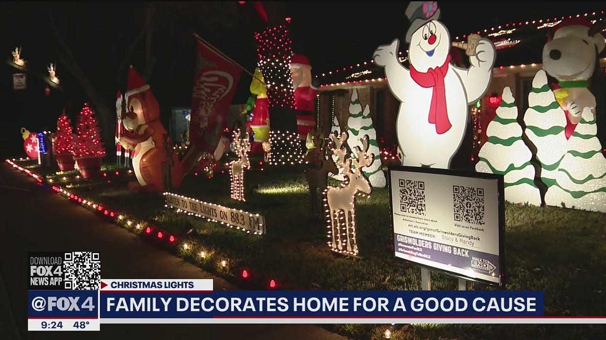 DeSoto family using Christmas decorations to raise money for Alzheimer’s research